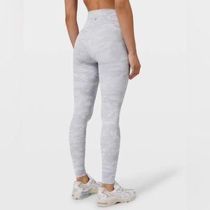 Lululemon Wunder Under HR Tight 28” Jacq Size 4 Incognito Camo PTMN Gray